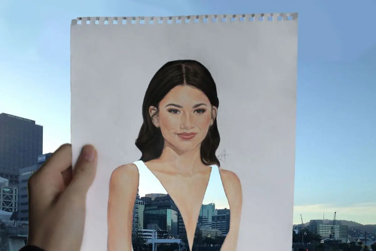 Ilustrasi Lukisan Kertas dengan Warna Alam, Keren Banget!