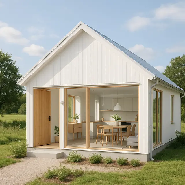 Model Rumah Sederhana tapi Indah di Desa dengan Gaya Modern, Estetik dan Bikin Betah (sumber:AI)