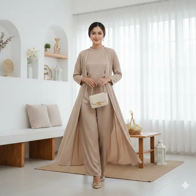 Model Baju Lebaran Tanpa Hijab Tapi Tetap Sopan