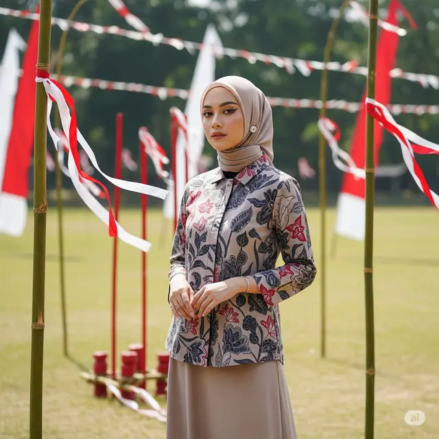Padu Padan Batik dan Rok untuk Upacara HUT RI (Foto: Gemini AI)