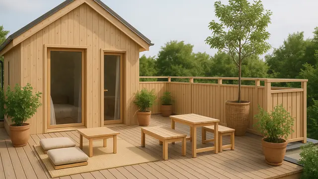 Model Rumah Kecil dengan Rooftop ala Pinterest
