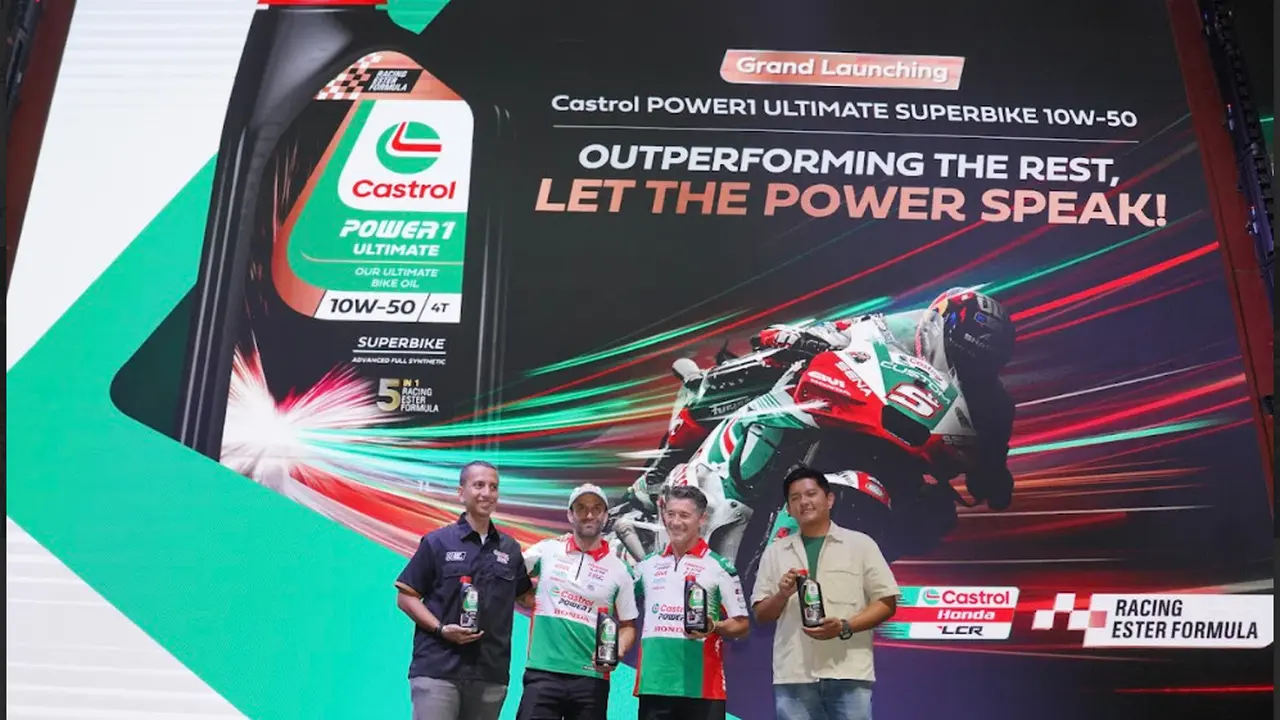 Castrol Luncurkan Oli Premium POWER1 Ultimate Superbike 10W-50 untuk Moge di Indonesia