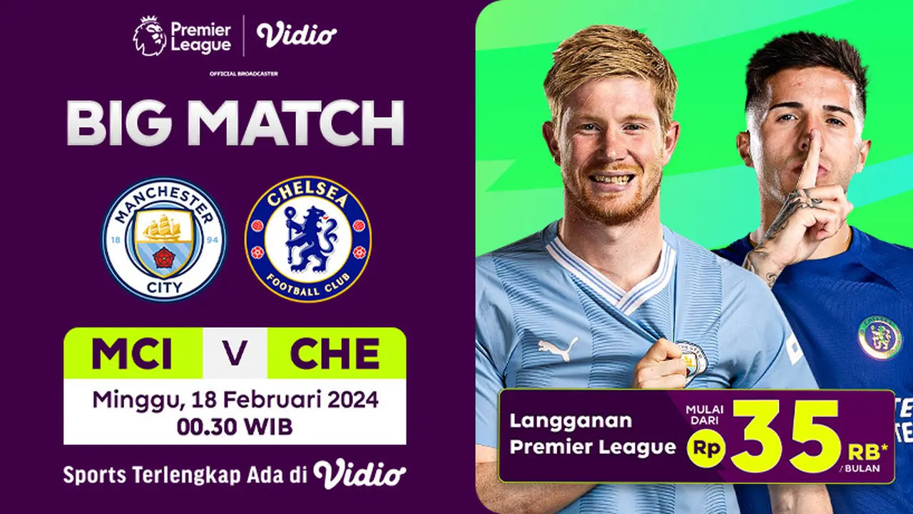 Link Streaming Manchester City vs Chelsea