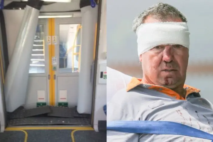 Kereta Commuter Sydney Tabrak Pembatas, 16 Penumpang Luka (Facebook/AAP Glenn Campbell)