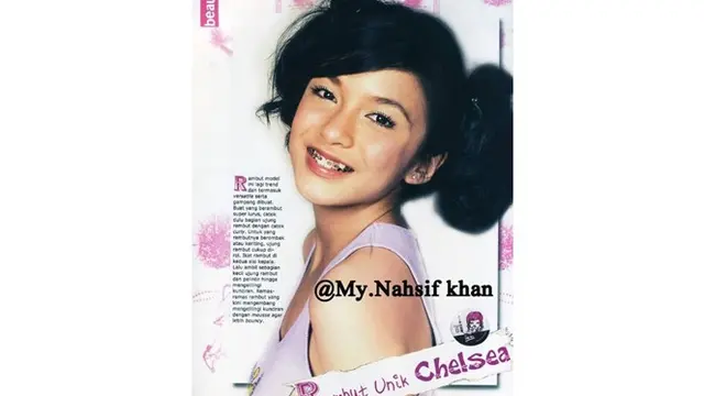 6 Foto Lawas Chelsea Olivia saat Jadi Cover Model Majalah, Curi Perhatian