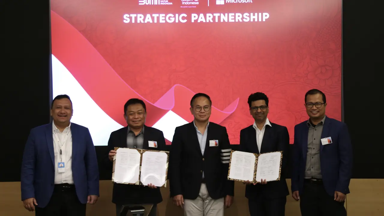 Kemtiraan Strategis Telkom dan Microsoft.