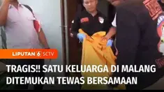 Satu keluarga di Malang, Jawa Timur, yang terdiri dari ayah, ibu, dan anak tewas dalam waktu nyaris bersamaan. Sang ayah tewas dengan luka sayatan di tangan kiri.