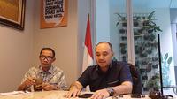 Ketua Relawan Pengusaha Muda Nasional (Repnas) Anggawira optimistis target investasi Rp 1.650 triliun. (Foto: Liputan6.com/Maulandy R)