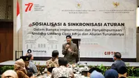 Gubernur Jawa Tengah Ganjar Pranowo mengusulkan kepada Satuan Tugas (Satgas) Percepatan Sosialisasi Undang-Undang Cipta Kerja (UU Ciptaker) untuk menghadirkan layanan informasi publik yang interaktif ke masyarakat.