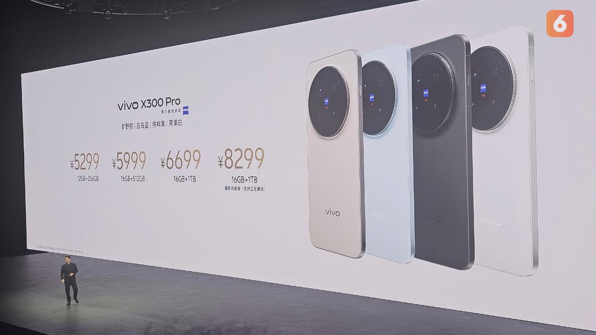 Laporan Liputan6 dari Shanghai: Vivo X300 Pro Rilis Global dengan Kamera ZEISS 200MP, Cek Spesifikasi dan Harganya