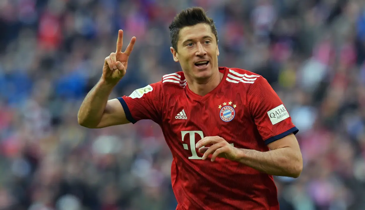 2. Robert Lewandowski (Bayern Munchen) 8 gol. (AFP/ Tobias Schwarz).