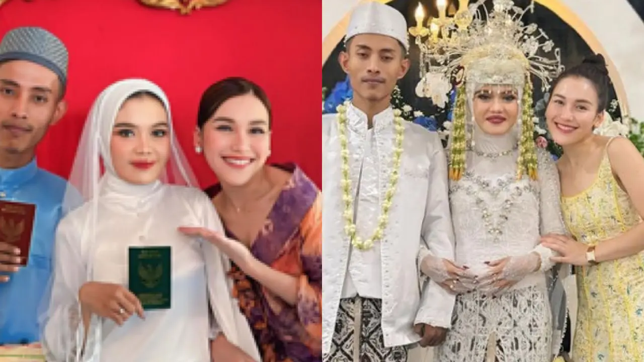 Ayu Ting Ting Hadir di Pernikahan Asistenya
