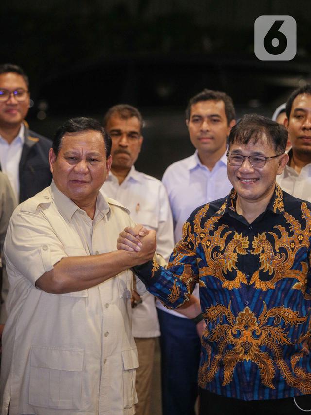 Prabowo Subianto dan Budiman Sudjatmiko