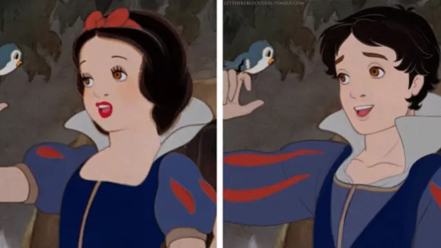 Seniman Ini Ubah Wajah Putri Disney Jadi Laki-laki, 6 Hasilnya Keren Banget