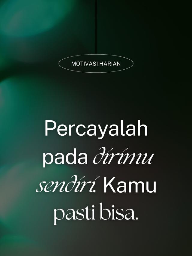 Wallpaper Kata-Kata Motivasi untuk Diri Sendiri Aesthetic