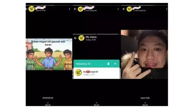 6 Status WhatsApp Sebelum Vs Sesudah Kejadian Apes Ini Bikin Ngakak