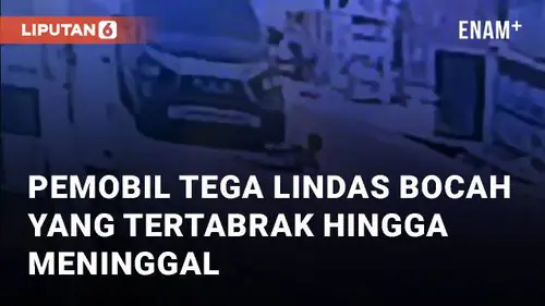 VIDEO: Pemobil Tega Lindas Bocah yang Tertabrak Hingga Meninggal di Bangka Belitung