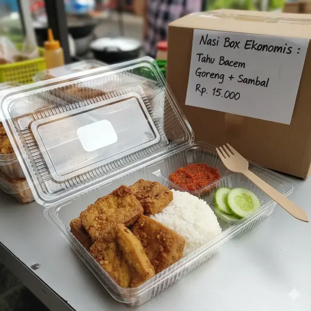 Ide Jualan Lauk Nasi Box yang Menguntungkan (Foto: Gemini AI)