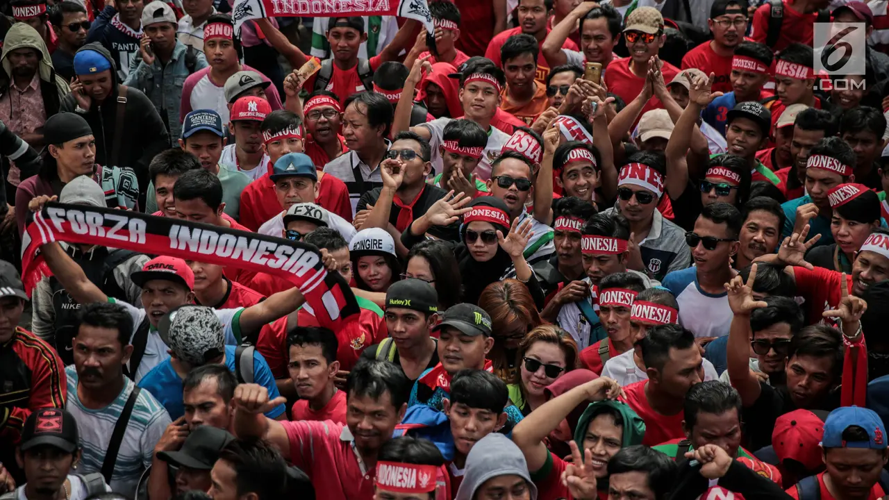 Suporter Timnas Indonesia U-22