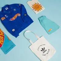 Intip busana hasil dari kolaborasi antara Adidas Originals, Sean Wotherspoon, dan Hot Wheels. (Dok/adidas)
