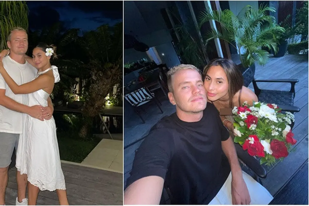 Makin Mesra, Ini 7 Potret Kebersamaan Valerie Thomas dan Kekasih Saat di Bali