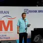 Direktur Bisnis UMKM BRI, Djarot Kusumayakti menjelaskan AM-KKM diperuntukkan bagi seluruh nasabah mikro Bank BRI dan masyarakat pada umumnya, Jakarta, Rabu (10/9/2014) (Liputan6.com/Andrian M Tunay) 