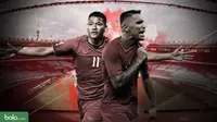 Duel Pemain Kualifikasi Piala Dunia 2022: Indonesia vs Vietnam. (Bola.com/Dody Iryawan)