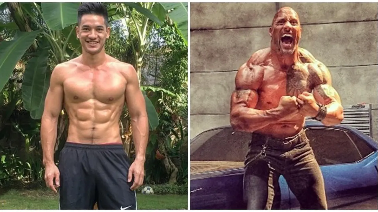 [Bintang] Andrew White dan The Rock