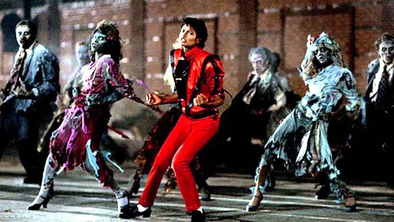 Aksi Michael Jackson di videoklip Thriller