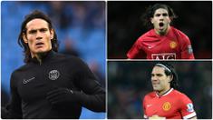 Manchester United resmi mendatangkan Edinson Cavani dengan status free transfer. Selain Cavani, Manchester United tercatat pernah memiliki penyerang top asal Amerika Latin. Berikut Edinson Cavani dan 5 penyerang asal Latin di Manchester United. (kolase foto AFP)