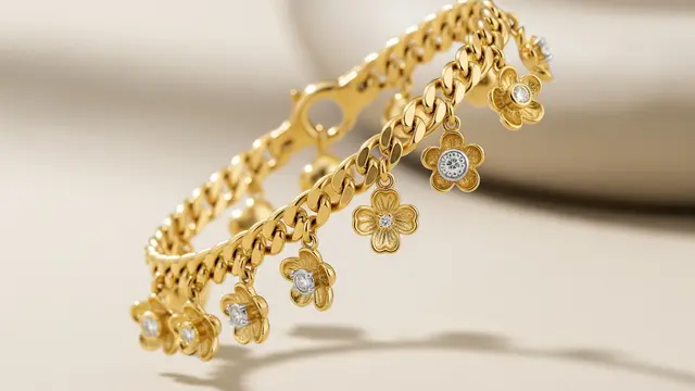Flower Charm Dangle 