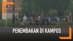 Dua orang tewas dan lainnya terluka usai terjadinya penembakan di sebuah kampus di North Carolina, Amerika Serikat.
