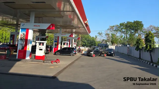 Stasiun Pengisian Bahan Bakar Umum (SPBU) di Takalar. (Dok Pertamina)