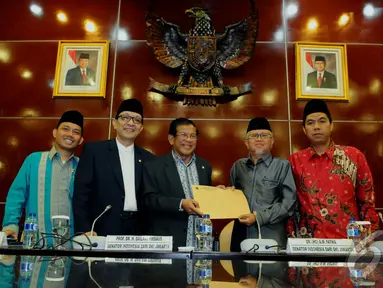 DPD DKI Jakarta menggelar rapat dengan MUI DKI Jakarta, Selasa (11/11/2014) (Liputan6.com/Andrian M Tunay)