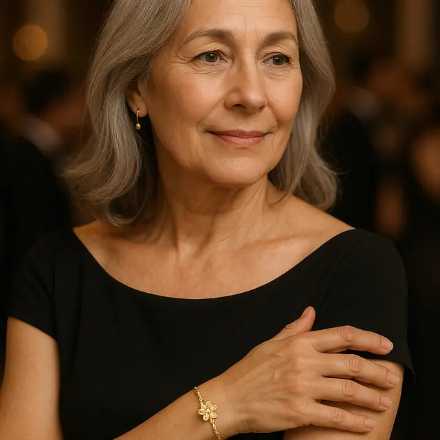 Model Gelang Emas untuk Orang Tua/via ChatGPT