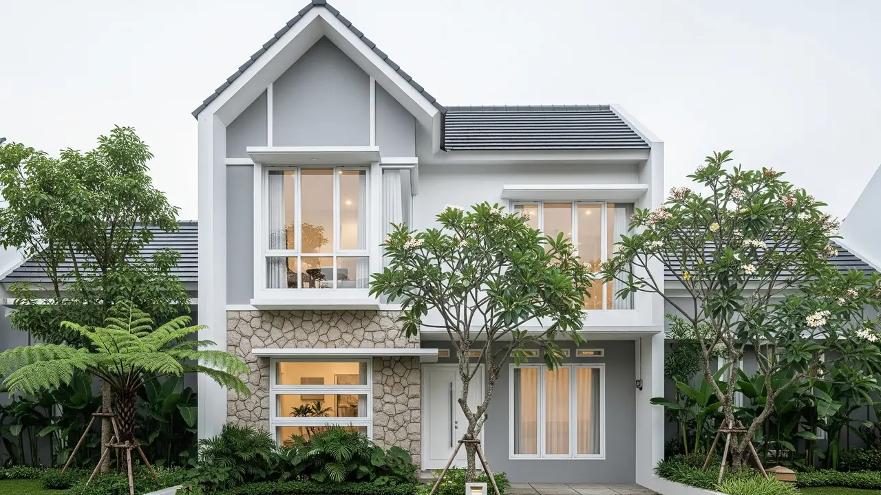 Model Rumah Mungil Tapi Bisa Disulap Jadi Dua Lantai Efisien