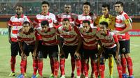 Skuat Madura United di Piala Presiden 2017. (Bola.com/Istimewa)
