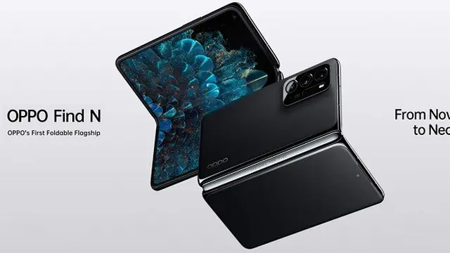 Tampilan smartphone lipat pertama Oppo, Oppo Find N (Dok. Oppo Indonesia)
