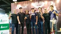 Dimas Ekky Meriahkan Peluncuran Sepatu League Khusus Pengendara Motor