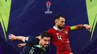 Piala Asia - Australia Vs Timnas Indonesia - Bruno Fornaroli Vs Jordi Amat (Bola.com/Adreanus Titus)