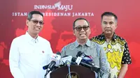 Kepala Sekretariat Presiden Heru Budi Hartono di Kompleks Istana Kepresidenan Jakarta, Selasa (9/1/2024). (Merdeka.com).
