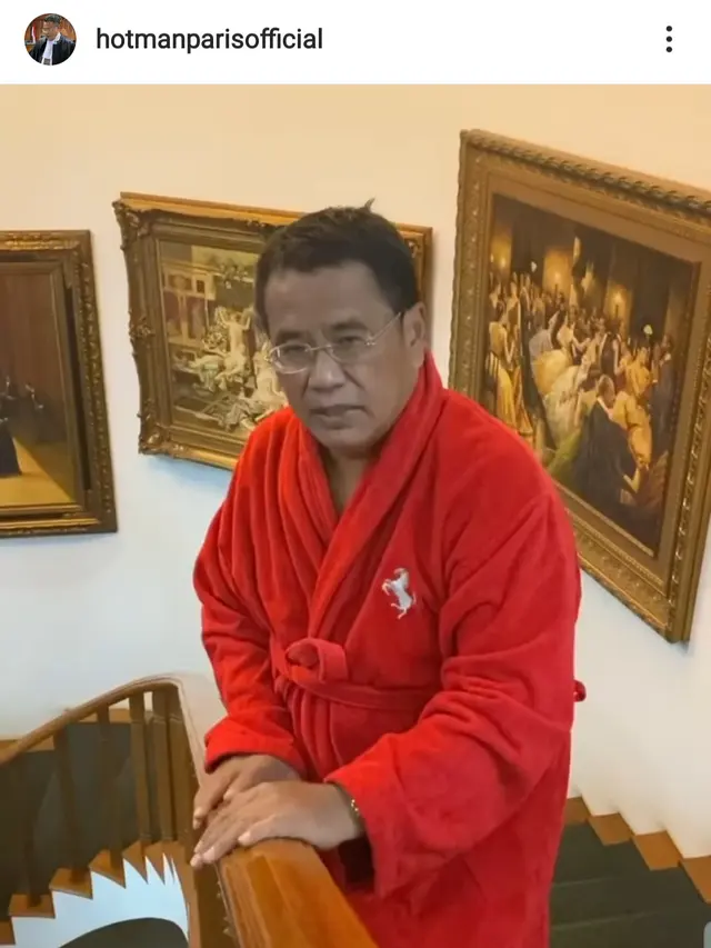Unggahan Hotman Paris. (Foto: Instagram @hotmanparisofficial)