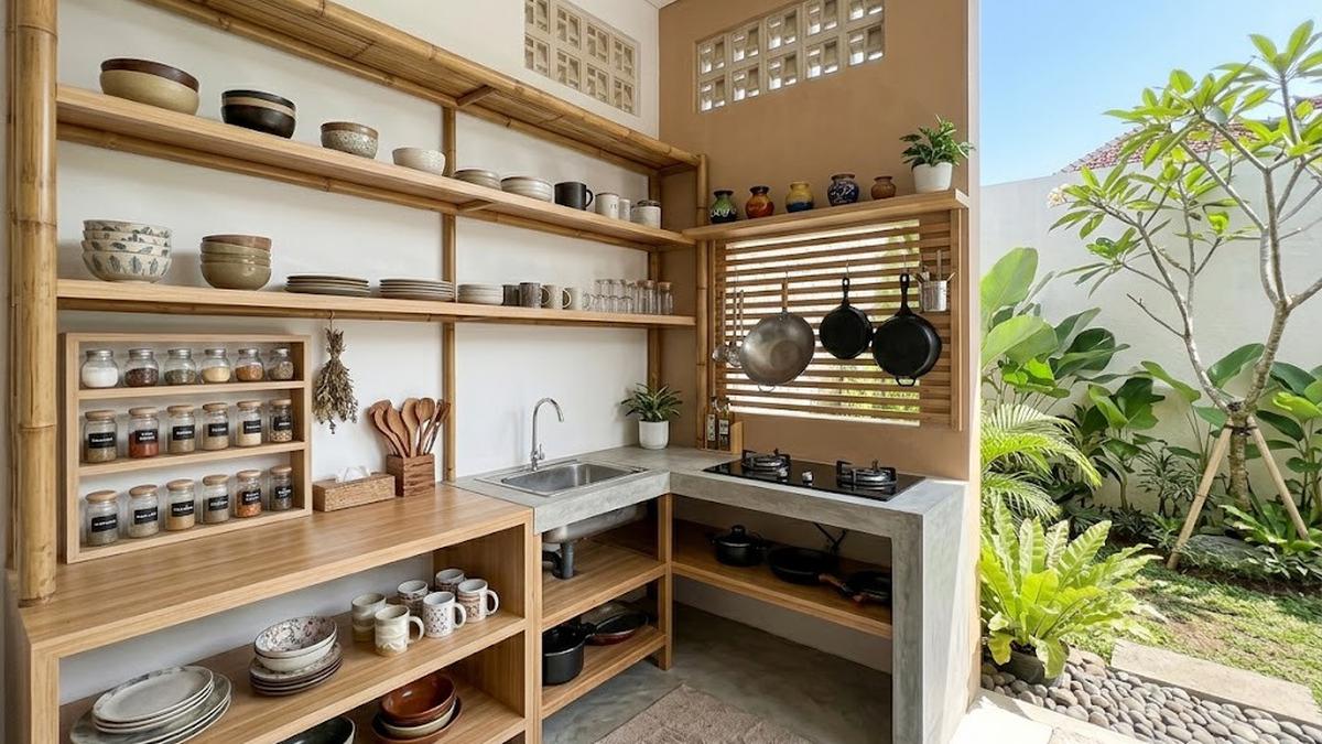 8 Model Dapur Terbuka Bentuk L yang Hemat Tempat, Solusi Cantik untuk Hunian Minimalis