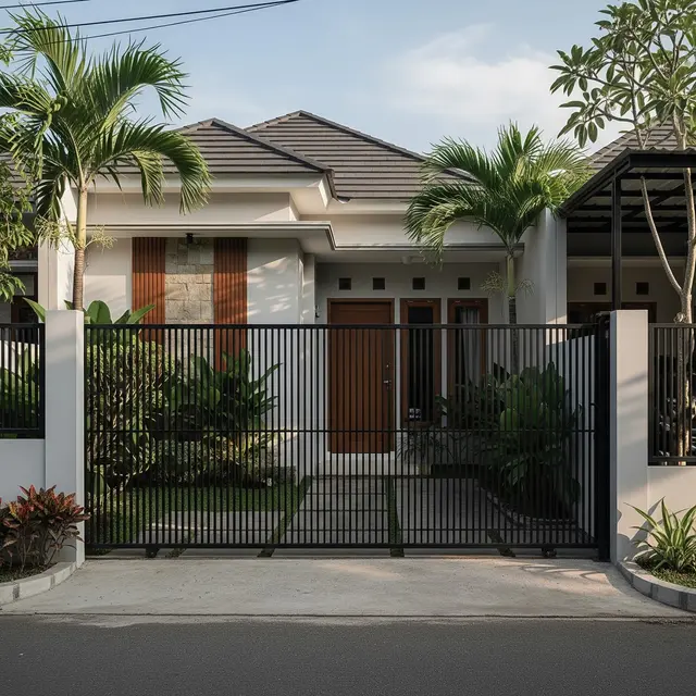 9 Model Pagar Besi Dorong Rumah Minimalis, Solusi Estetis dan Fungsional