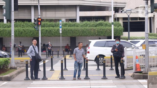 Penerapan Social Distancing di Jakarta