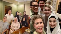 Potret Desy Ratnasari halalbihalal bareng artis lawas, Ruben Onsu ikut hadir. (sumber: Instagram/desyratnasariterdepan/debbysahertian54)