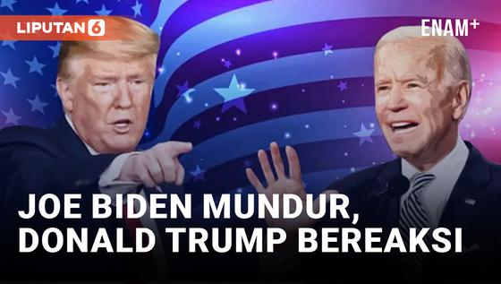 VIDEO: Joe Biden Mundur, Donald Trump: Tidak Layak!