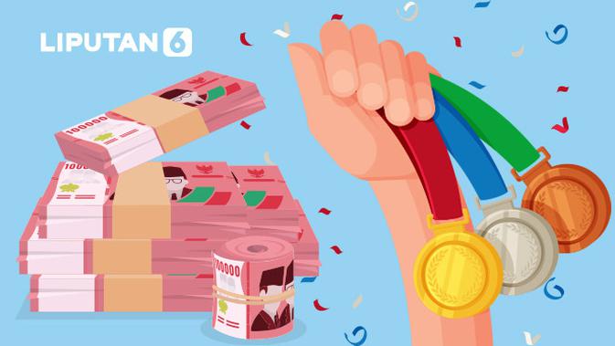 Infografis Bonus Melimpah Atlet hingga Pelatih Sea Games 2025
