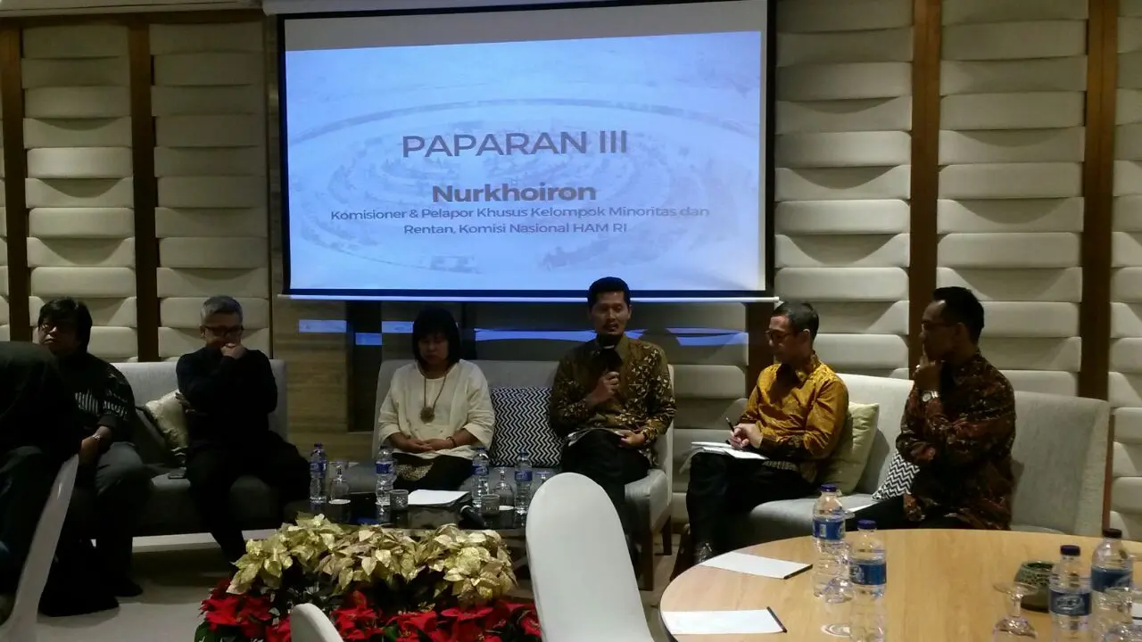Dialog Upaya Tindak Lanjut Rekomendasi UPR Indonesia 2017 di Jakarta, Selasa (25/7/2017). (Liputan6.com/Rizki Akbar Hasan)
