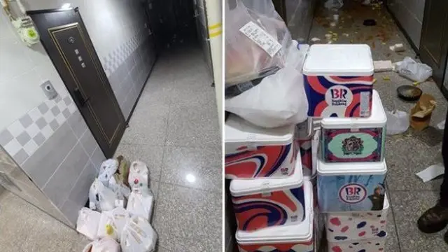 Habiskan Rp 13 Juta, Wanita Ini Lempar Makanan di Sepanjang Apartemen